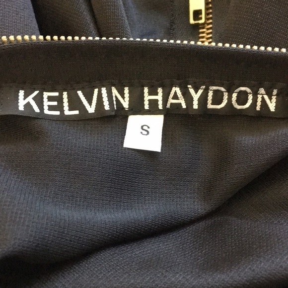 KELVIN HAYDON Designer Little Black Dress Sexy Size Small - Picture 11 of 12